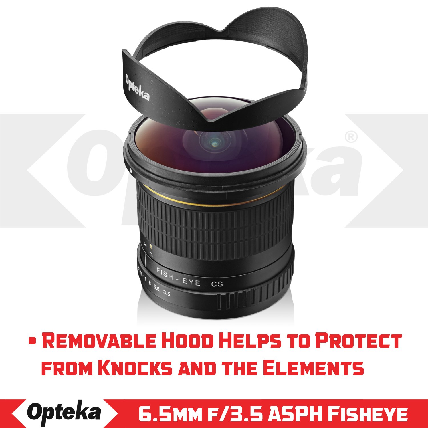 Amazon | Opteka 6.5 MM F / 3.5 HD Asphericalワイド角度魚眼レンズ